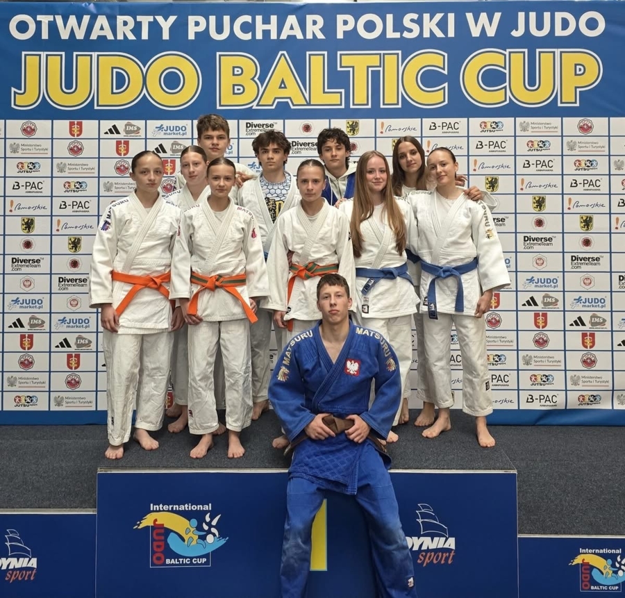 Ekipa tarnowskich judoków na Otwarty Puchar Polski Judo Baltic Cup 2026